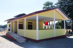 Konstrusaun Dapur Merenda Escolar ne'ebe hetan inagura iha suku Sabuli.