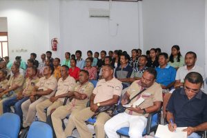 Partisipante husi Autoridade Munisipál to'o lideransa Komunitária no sosiedade sivil iha atividade Sosializasaun Matadalan Operasaun PNDS iha RAEOA.