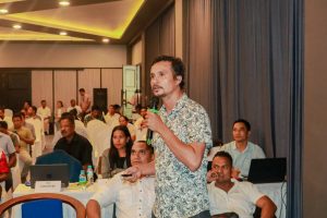 Aprezentasaun husi ekipa Tekniku PNDS Nasional.