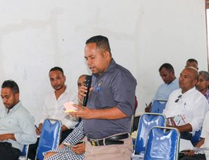 Sesaun husu no hatan husi partisipante ba ekipa teknik husi nasional.