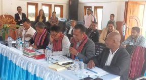 Sekretáriu Ezekutivu ST-PNDS, Sr. Amandio Paulino Gastão Do Rosário De Sousa, partisipa iha Avaliasaun Kondisaun Mínima (AKM) iha Munisipiu Manufahi.