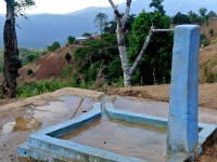 One of eight new water taps.