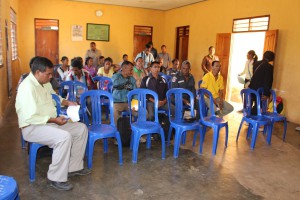 2. Xefe suku listen to the presentation about PNDS