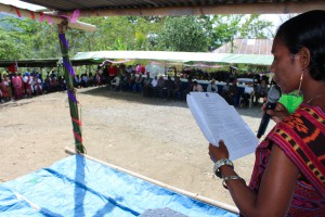 Laura Epifania F. gives appreciation to PNDS  