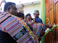 Prime Minister, Rui Maria de Araujo officially inaugurates the multi-functions community centre
