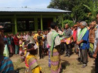 Community welcome President of OASER Authority with his team by traditional ceremony (Tara Tais)