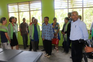 President of the OASER Authority conduct monitoring in project area implementing by community