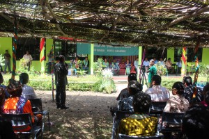 Virgilio de Deus, Bobocase village head, in his speech thanked the Government for implementing PNDS program in the entire Country