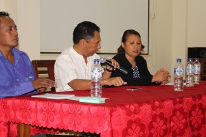 Director General of the National Development Agency, Samuel Marcal, officially opens the PNDS National Coordination Meeting