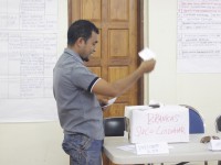 Role-play on accountability meetings in the Village