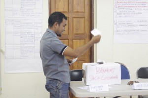 Role-play on accountability meetings in the Village