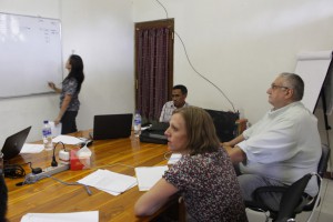 Team Support together with  advisor from Cardno give an idea about the stages complaints Managements