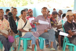 The community will look at and evaluate the quotation request from local companies 